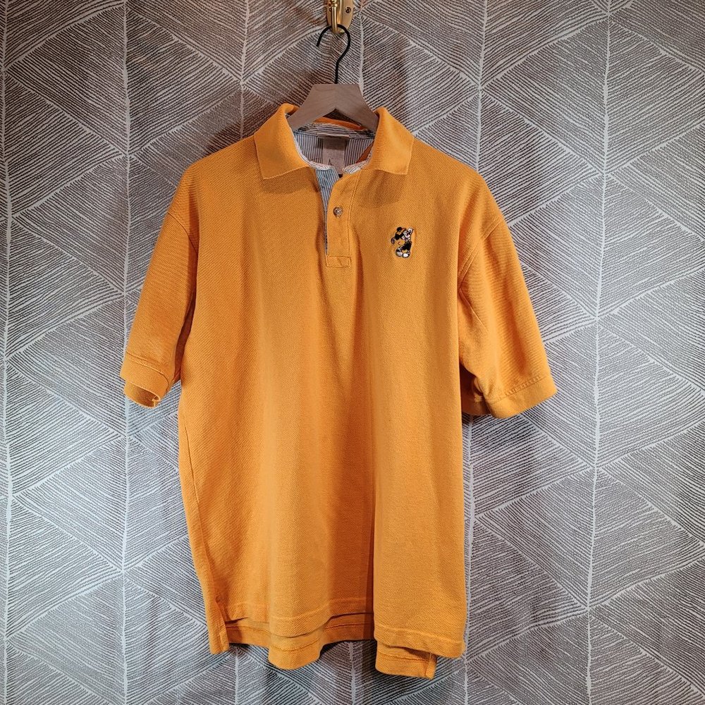 Vintage 80s Disney World Mickey Golfing Polo Shirt